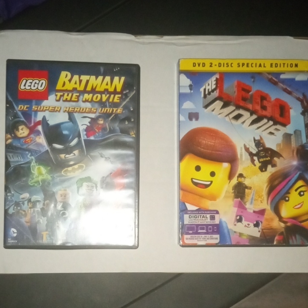 LEGO Movie Bundle: The Lego Movie (2 Discs Spec add) and Batman The Movie( DCSH)